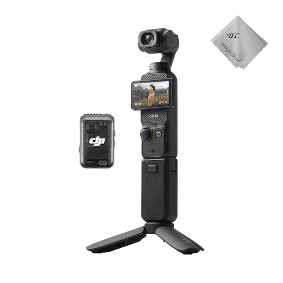 NEW TEC DJI Osmo Pocket 3 Vlogging Camera - 4K/120fps, 1'' CMOS, 3-Axis Stabilization, Fast Focus, Face/Object Tracking, 2" Rotatable Screen