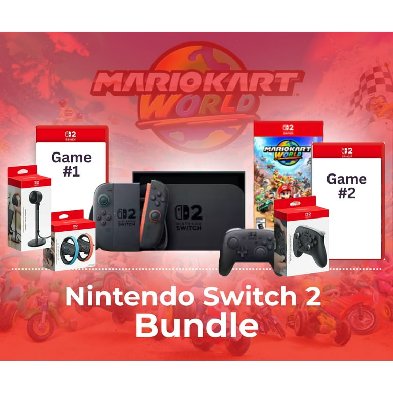 NEW TEC Nintendo Switch 2 Console Bundle – Includes 256GB