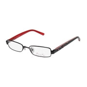 NEW THALIA ADORADA WOMENS/LADIES DESIGNER FULL-RIM BLACK / WHITE COLORFUL TRENDY SPRING TEMPLES FRAME DEMO LENSES 46-16-125 FLEXIBLE HINGES EYEGLASSES/EYEWEAR