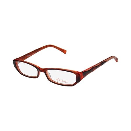 NEW THALIA CURIOSA WOMENS/LADIES DESIGNER FULL-RIM TORTOISE / ORANGE FAMOUS DESIGN HIP WOMENS SIZE FRAME DEMO LENSES 49-15-135 EYEGLASSES/EYE GLASSES