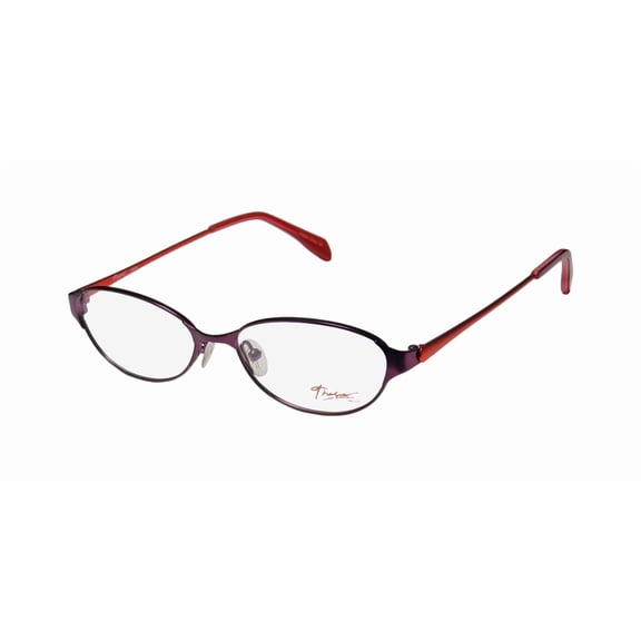 NEW THALIA IRMA WOMENS/LADIES DESIGNER FULL-RIM PURPLE / ORANGE BEAUTIFUL GLAMOROUS INEXPENSIVE FRAME DEMO LENSES 51-15-135 EYEGLASSES/EYEWEAR