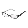 thumbnail image 1 of NEW THALIA MODA WOMENS/LADIES DESIGNER FULL-RIM BLACK / WHITE DURABLE SPECTACULAR FULL-RIM HIP FRAME DEMO LENSES 48-16-130 SPRING HINGES EYEGLASSES/EYE GLASSES, 1 of 8