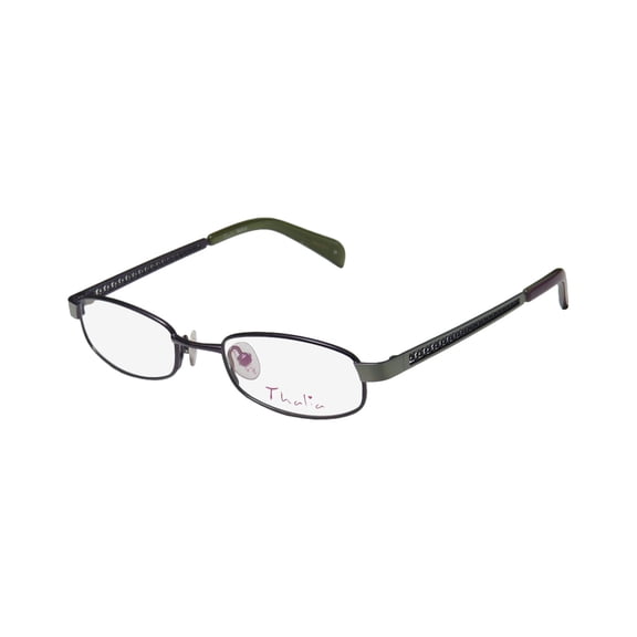 NEW THALIA PAOLA WOMENS/LADIES DESIGNER FULL-RIM PURPLE / LIGHT GRAY PERFECT FOR SCHOOL COLLEGE GIRLS TEENS FRAME DEMO LENSES 46-17-130 EYEGLASSES/EYE GLASSES