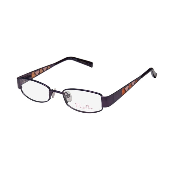 NEW THALIA PASION CHILDRENS/KIDS/GIRLS DESIGNER FULL-RIM PURPLE ELEGANT SUITABLE FOR SCHOOL GIRLS TEENS FRAME DEMO LENSES 43-16-120 SPRING HINGES EYEGLASSES/SPECTACLES