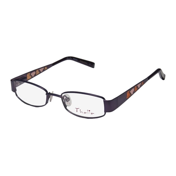NEW THALIA PASION CHILDRENS/KIDS/GIRLS DESIGNER FULL-RIM PURPLE ELEGANT SUITABLE FOR SCHOOL GIRLS TEENS FRAME DEMO LENSES 45-16-125 SPRING HINGES EYEGLASSES/EYE GLASSES