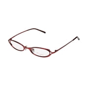 NEW THALIA SAMBA WOMENS/LADIES CAT EYE FULL-RIM SHINY RED STAINLESS STEEL AUTHENTIC BUDGET CAT EYE FRAME DEMO LENSES 48-18-135 EYEGLASSES/GLASSES