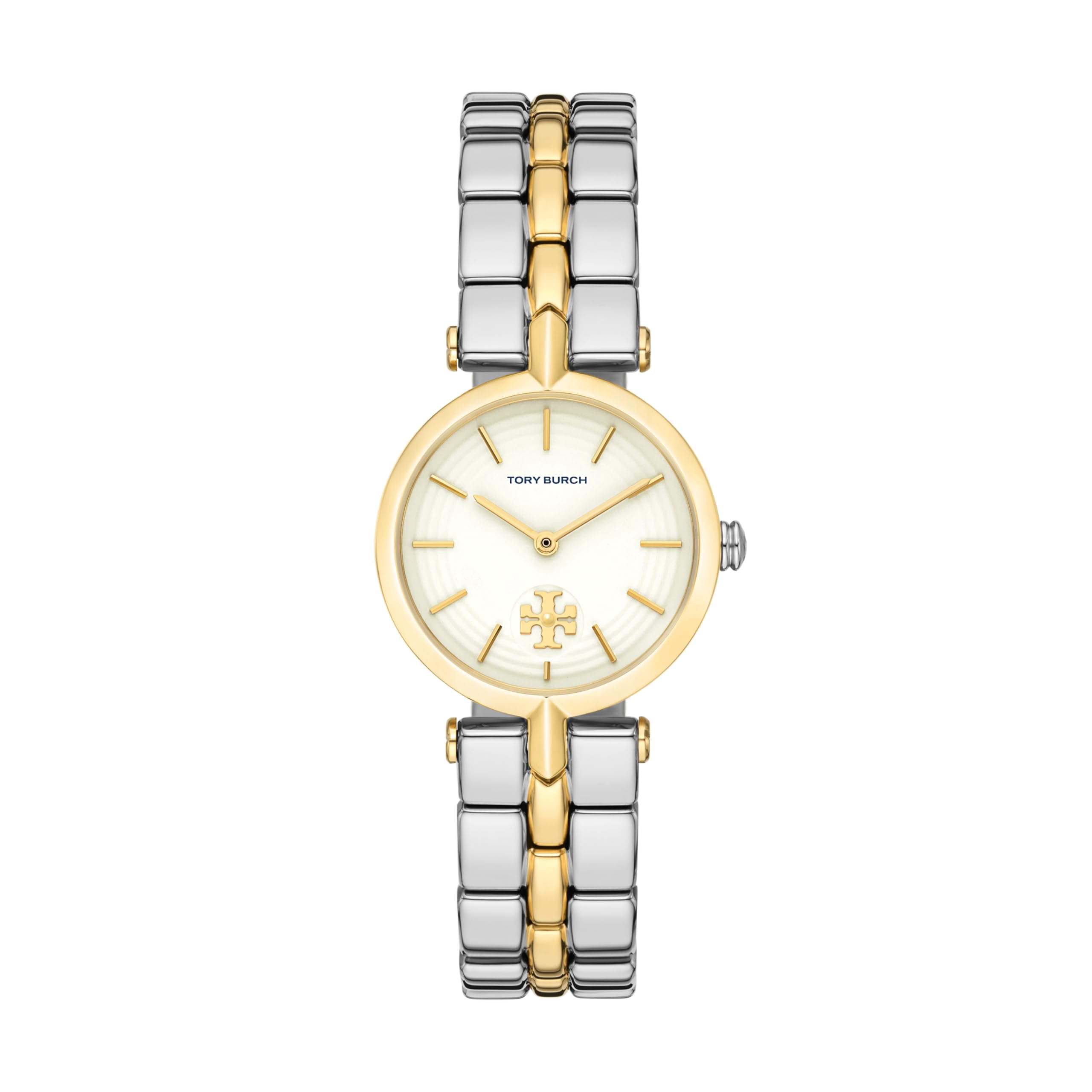 NEW TORY BURCH Women's Kira Two-Tone Stainless Steel Bracelet Watch 30mm TBW2044