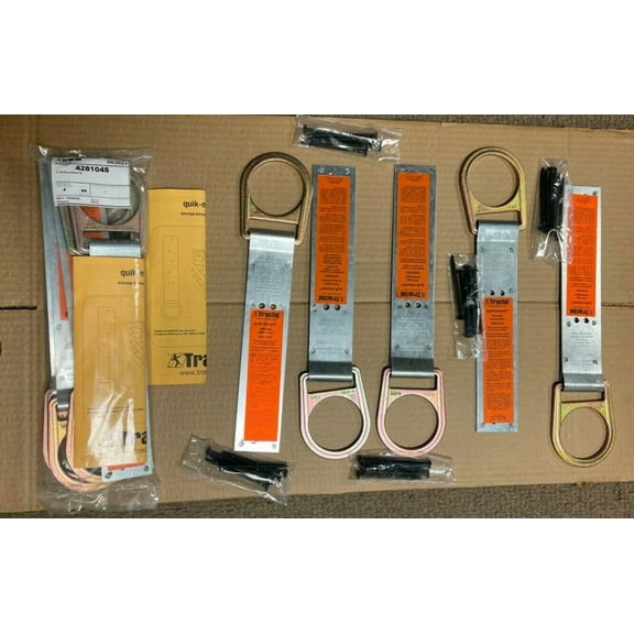 NEW TRACTEL 428104S Roofing System REUSABLE FLAT ROOFING (5 BRACKET KITS)