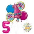 thumbnail image 1 of NEW TROLLS POPPY 5th Birthday Party Supplies And Balloon Bouquet Decorations, 1 of 3
