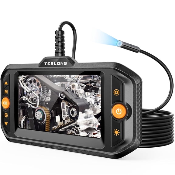 NEW TS43 Single Lens Industrial Endoscope Borescope Inspection Camera 4.3" Screen 16.5FT