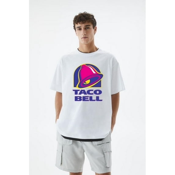 NEW Taco Bell Men's Black Fast Food Live Mas T-Shirt, for men & women, up to size 5XL