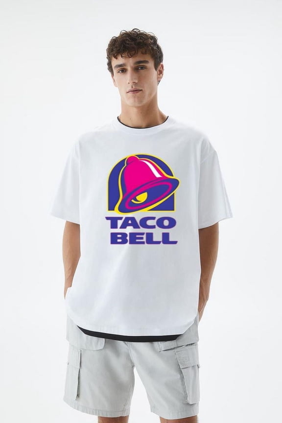 NEW Taco Bell Men's Black Fast Food Live Mas T-Shirt, for men & women, up to size 5XL