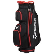 NEW TaylorMade Golf TM23 Pro Cart Bag 14-Way Top - Black / Red