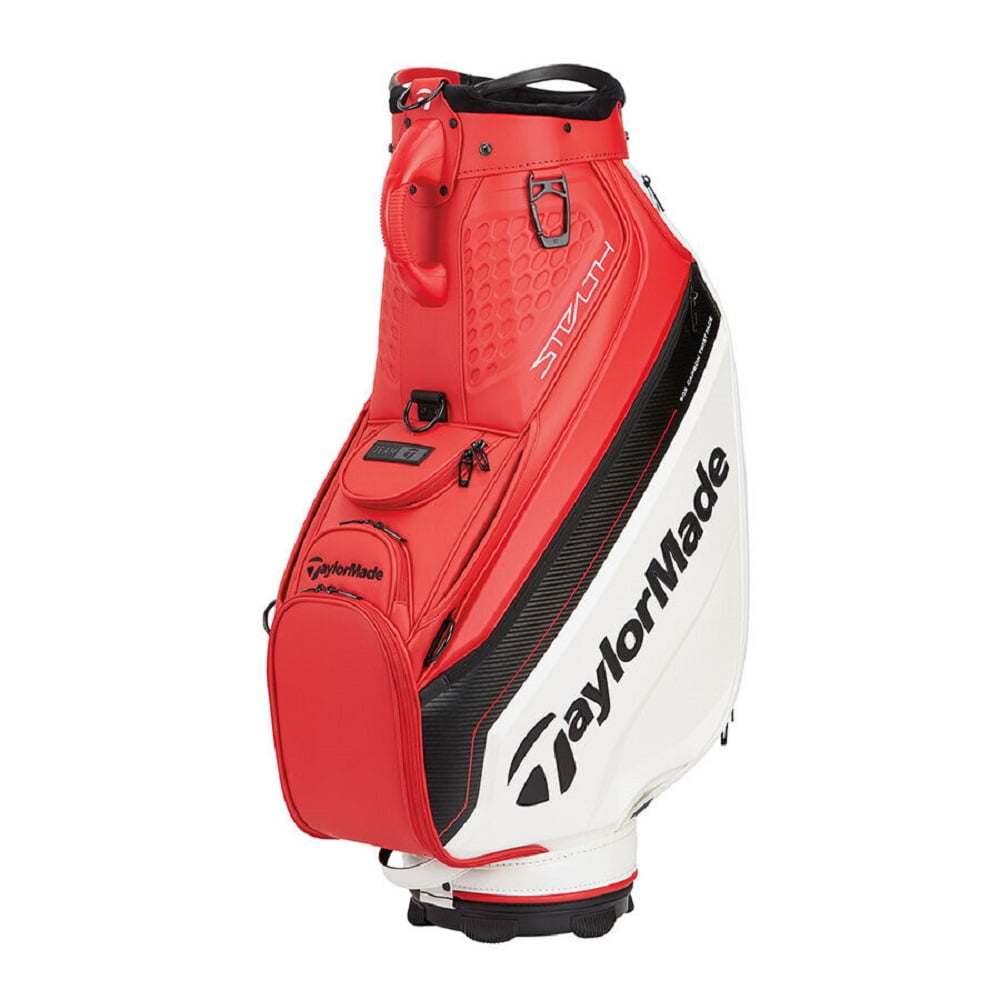 NEW TaylorMade Golf TM23 Stealth 2 Tour Cart Bag - Red / Black