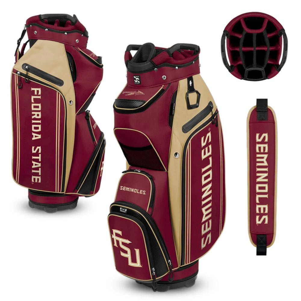 NEW Team Effort Golf Bucket III Cooler Cart Bag - NCAA Florida State Seminoles