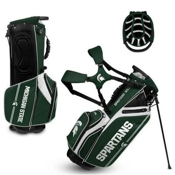NEW Team Effort Golf Caddie Carry Stand Bag - NCAA Michigan State Spartans
