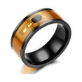 thumbnail image 1 of NEW Technology Android Phone Equipment Waterproof Wearable Connect Smart NFC Finger Ring Intelligent BLACK 8, 1 of 7