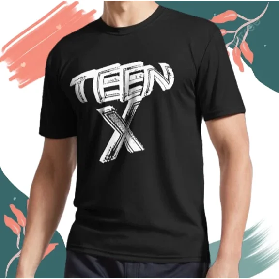 NEW! Teen X Logo Funny USA Size Unisex Hoodie & T-Shirt