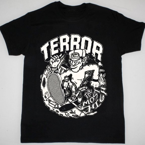 NEW Terror band Gift Fans Concert Tour Black All Size Shirt