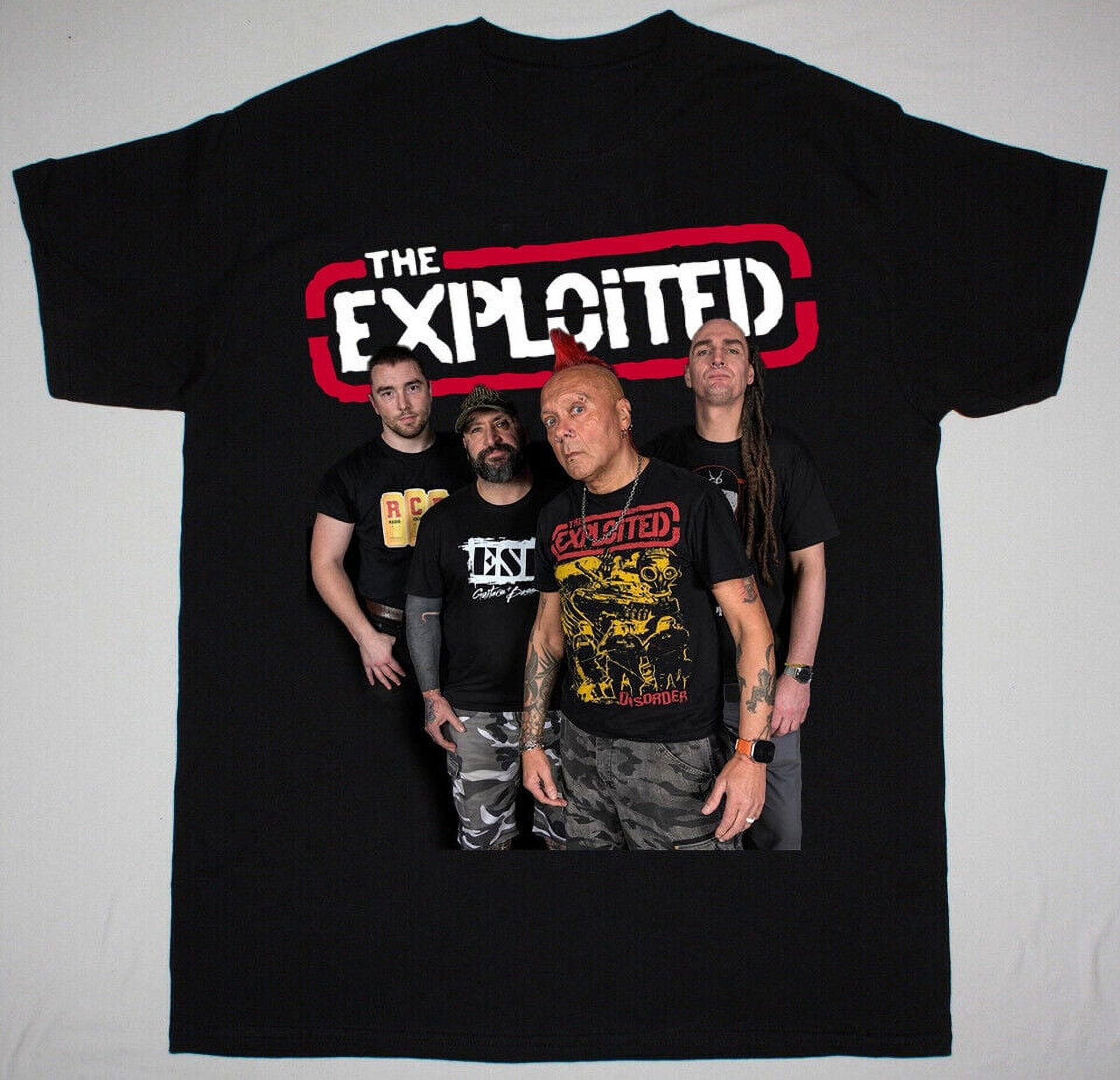 NEW The Exploited Band Member Singer Black All Size Shirt IU7685 ...