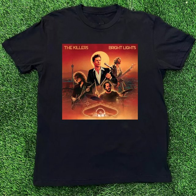 NEW The Killers Bright Lights 2024 Album Black All Size Shirt