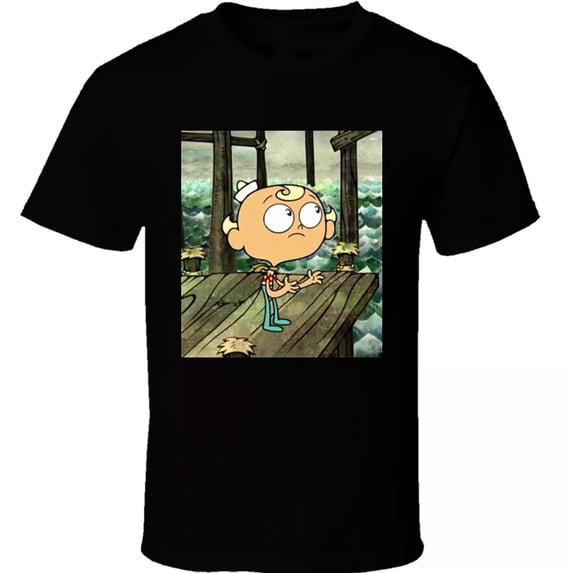 NEW The Marvelous Misadventures of Flapjack BLACK T SHIRT Size S-5XL