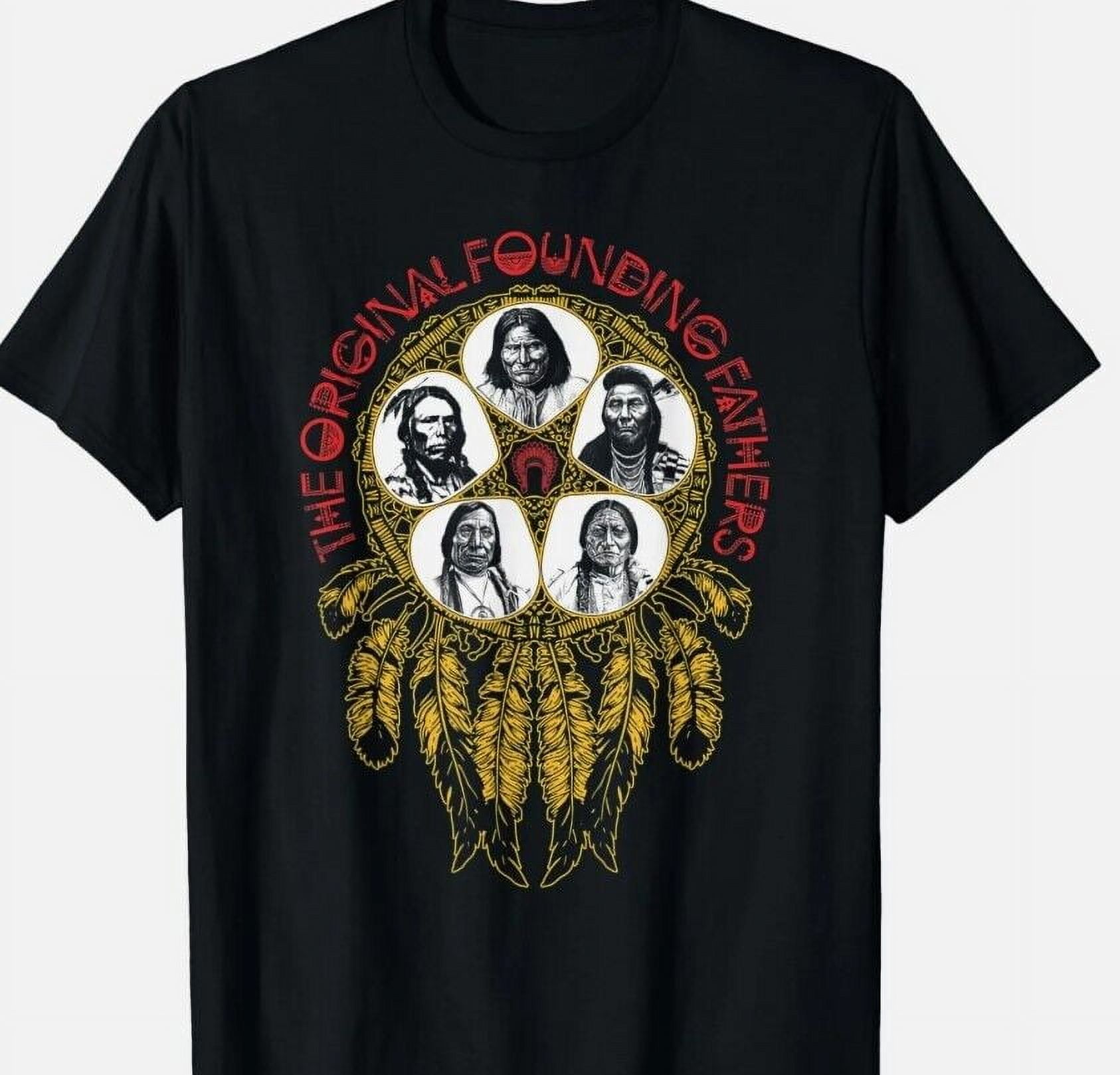 NEW The Original Founding Fathers Native American Dreamcatcher Tee T