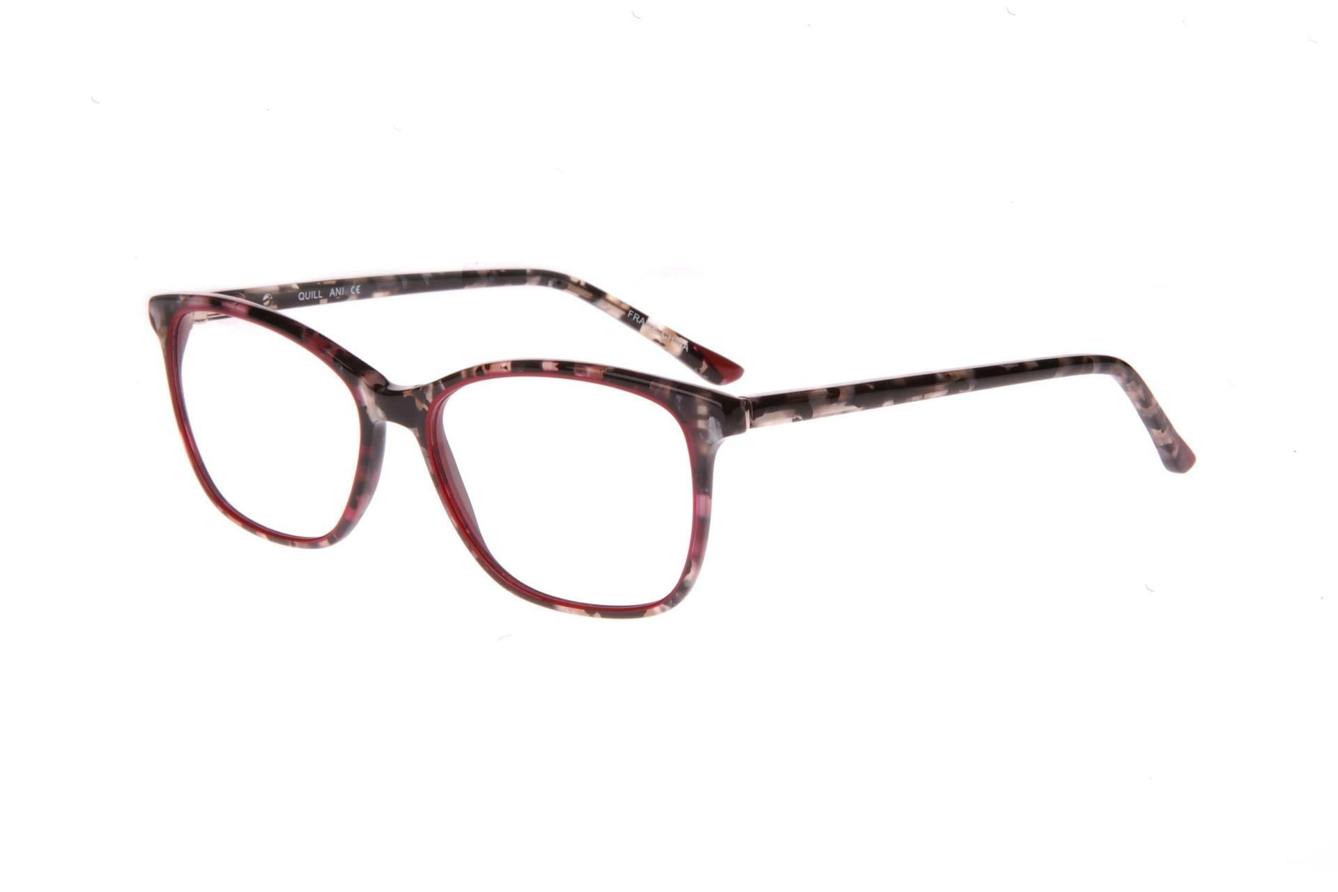 NEW Thin & Light QUILL Bordeau ANI Eyeglasses 51/15/140 with 