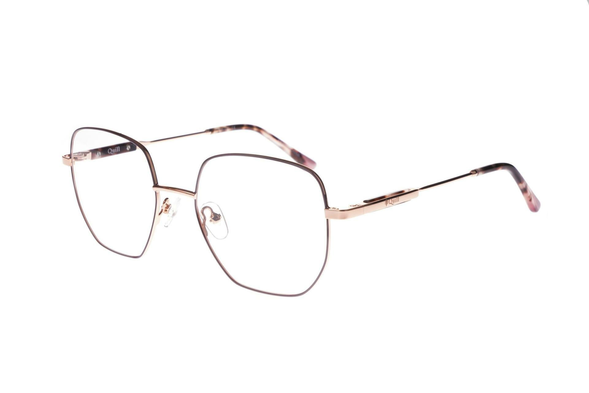 NEW Thin & Light QUILL Light Gold & Lilac STARLING Eyeglasses 50/18/145 NEW Thin & Light QUILL Bordeau ANI Eyeglasses 51/15/140 with  main image 4