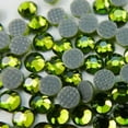 thumbnail image 1 of NEW ThreadNanny CZECH Quality 10gross (1440pcs) HotFix Rhinestones Crystals 4mm/16ss Lime Green (Peridot) Color, 1 of 1