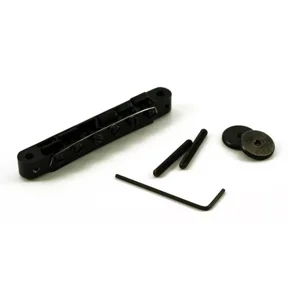 NEW - Tone Pros AVR2 Old Style Tunematic Bridge - BLACK