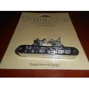 NEW- Tone Pros TP6-C Standard Nashville Tunematic Bridge - CHROME