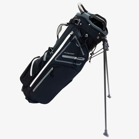NEW Tour Trek Golf 400 Series Deluxe Golfers Stand Bag 7-Way - Black / Grey