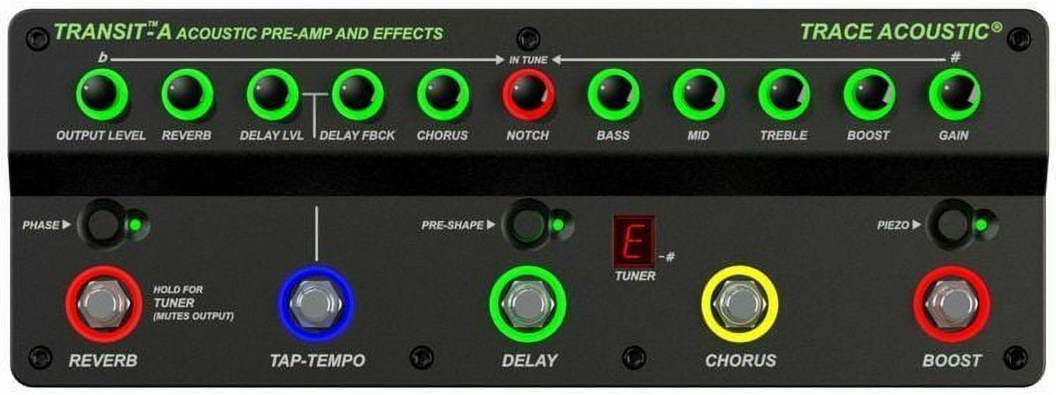 NEW! Trace Elliot Transit A Acoustic Guitar Pre-Amp Effects Pedal Transit-A