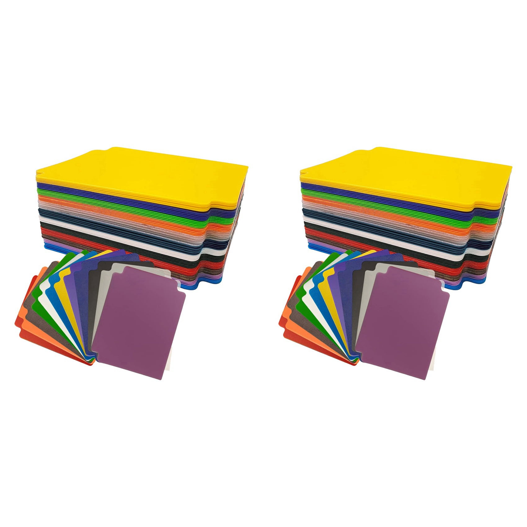 NEW Trading Card Dividers, 120pcs Muliticolor Page Dividers,Frosted ...