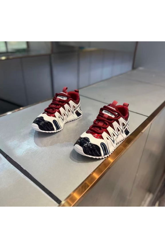 NEW|Trendy Closed-Toe Casual Sneakers | New Arrival with Stylish and Versatile Design, All-Season Footwear, Urban Everyday Wear, Upper and Sole, Lace Closure, Low Top