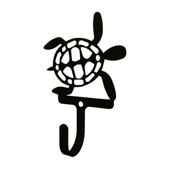 Village Wrought Iron WH-285-S Turtle Wall Hook, Small