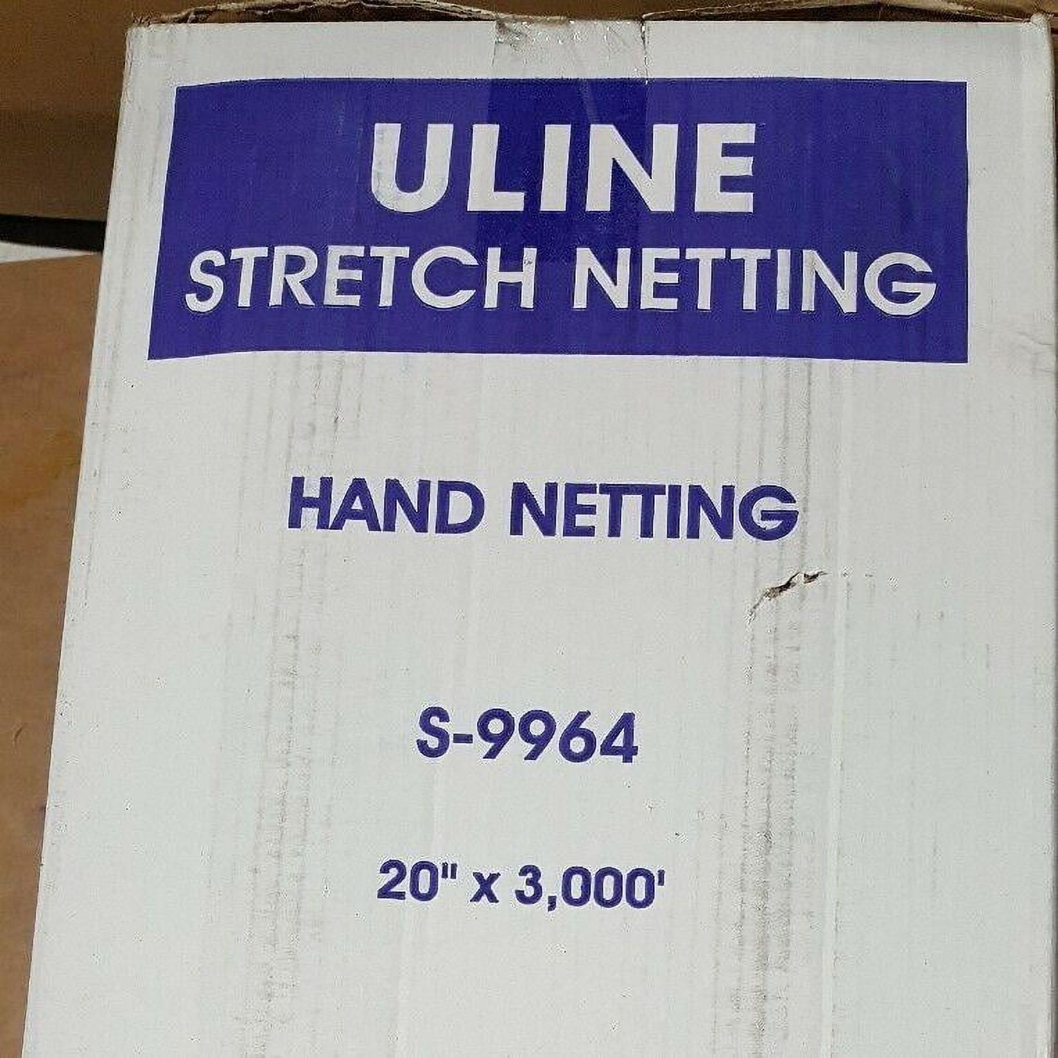*NEW* ULINE STRETCH NETTING / HAND NETTING S9964 20" X 3,000' (1 ROLL