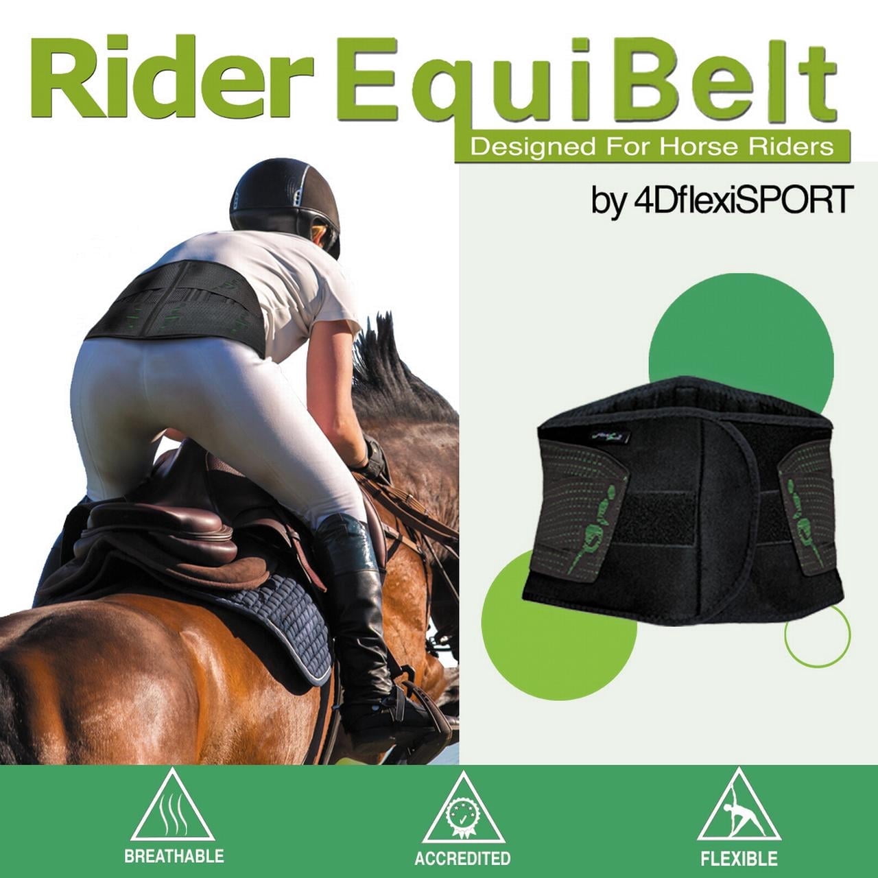 Flexi Rider Image NEW IN USA - Multi Award Winning 4DflexiSPORT EquiBelt from UK ...
