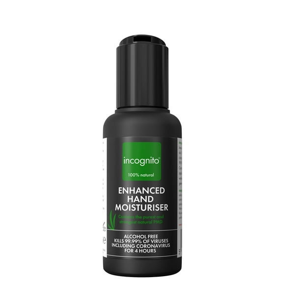 NEW to USA - NEW Improved Concentrated Formula - Multi-Award Winning Incognito 100% All Natural Deet Free Insect-Repelling Enhanced Rich Hand Moisturizer 1.7 floz (50ml)