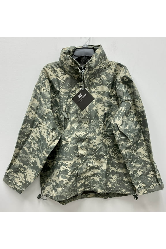 NEW USGI ECWCS DIGITAL GEN III LEVEL 6 EXTREME COLD/WET WEATHER JACKET - SMALL SHORT