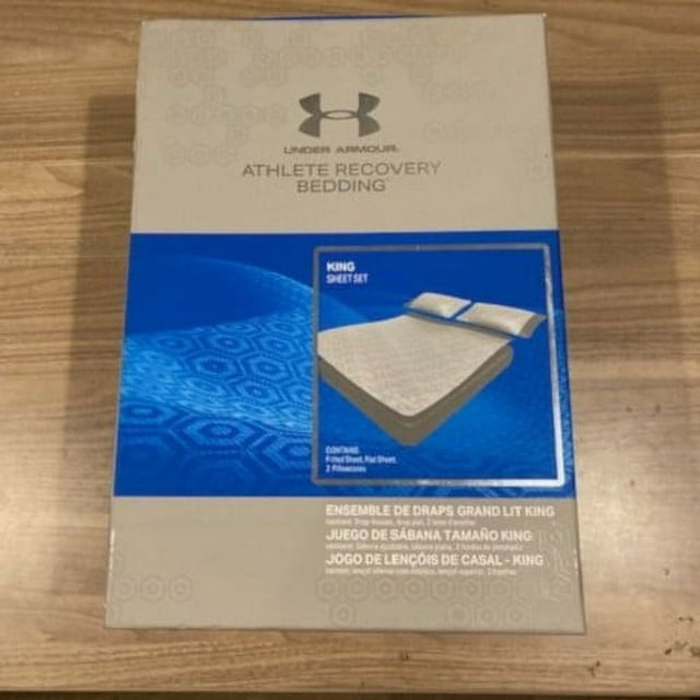 Under Armour Athlete Recovery Bedding Set King Size, Breathable Airvent Mesh, Threadborne