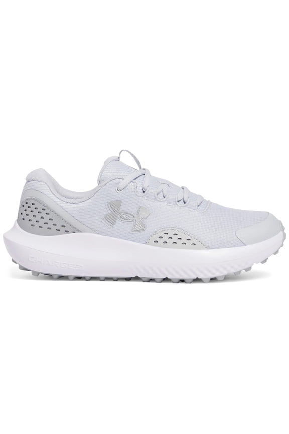 NEW Under Armour Men's Surge Golf SL Golf Shoes Gray /  Silver - 14 M