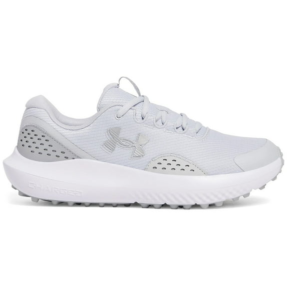 NEW Under Armour Men's Surge Golf SL Golf Shoes Gray / Silver - 14 M