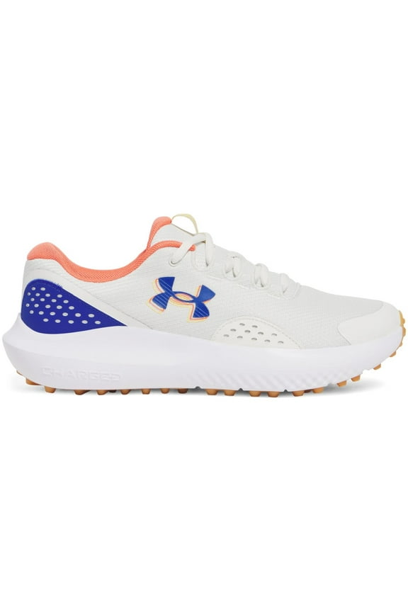 NEW Under Armour Men's Surge Golf SL Golf Shoes White Clay / Royal - 10.5 M