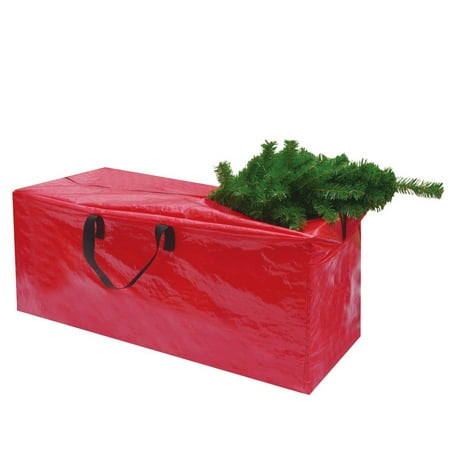 NEW Up to 9ft Heavy Duty Artificial Christmas Tree Storage Bag Clean Up Holiday Red