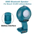 thumbnail image 1 of NEW Upgrade Bluetooth Speaker For Bos*ch 18V Li-ion Battery Portable Player Loudspeaker Amplifier, 1 of 10