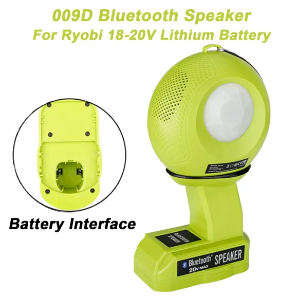 NEW Upgrade Bluetooth Speaker For Ryobi 18V Li-ion Battery Portable Player Loudspeaker Amplifier