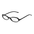 thumbnail image 1 of NEW VERA WANG LUXE FISSION WOMENS/LADIES DESIGNER FULL-RIM BLACK LIGHT WEIGHT CLASSIC SHAPE FRAME DEMO LENSES 47-19-135 EYEGLASSES/GLASSES, 1 of 9
