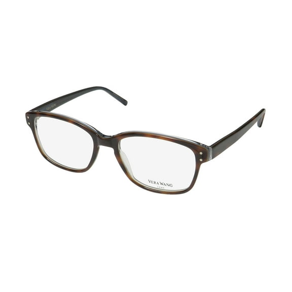 NEW VERA WANG LUXE LANA WOMENS/LADIES DESIGNER FULL-RIM TORTOISE FRAME DEMO LENSES 50-17-137 EYEGLASSES/EYEWEAR